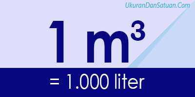 Top 9 1 M3 Apakah Sama Dengan 1 Liter 22