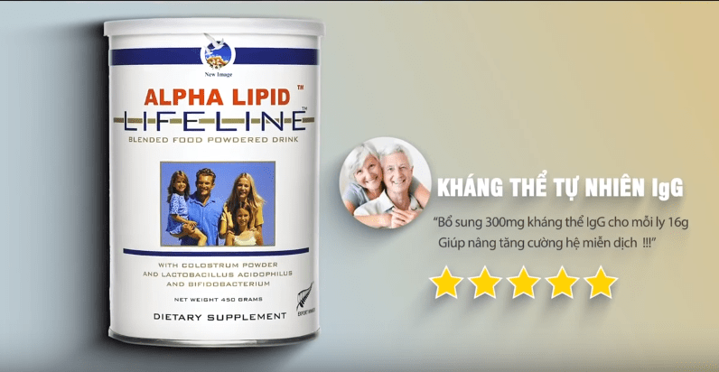 tác dụng của sữa non alpha lipid