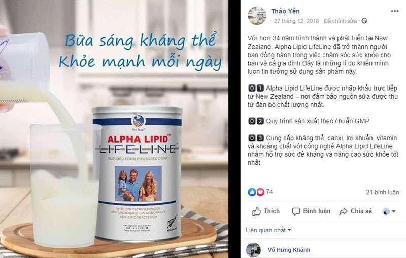 Mua sữa non alpha lipid ở đâu