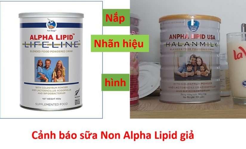 cảnh báo sữa non alpha lipid gía rẻ