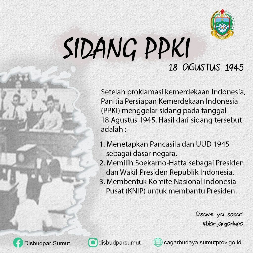 Top 9 Apa Saja Keputusan Sidang Ppki Pada Tanggal 18 Agustus 1945 2022