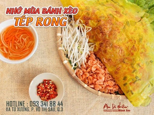 Bánh xèo ăn là ghiền