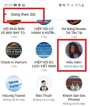 Hướng dẫn cách bỏ theo dõi trên Facebook bằng điện thoại