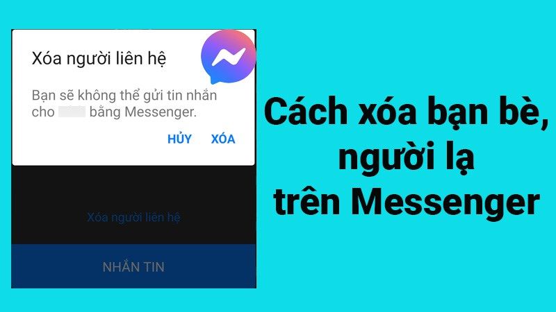 Cách xóa bạn bè, nguời lạ trong danh sách online trên Messenger