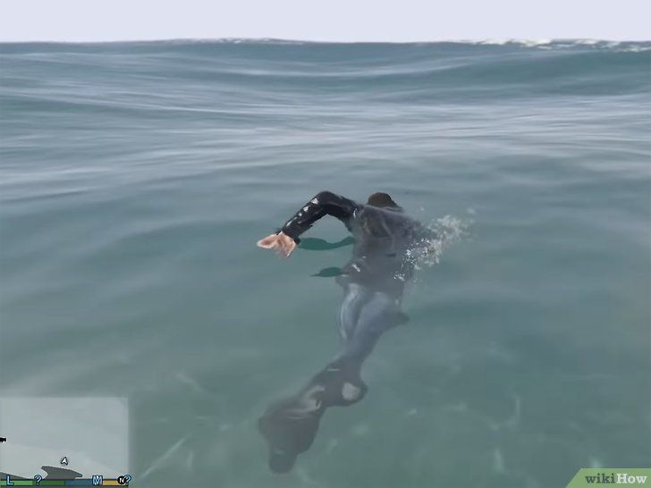 Tiêu đề ảnh Dive and Swim Underwater in GTA V Step 2