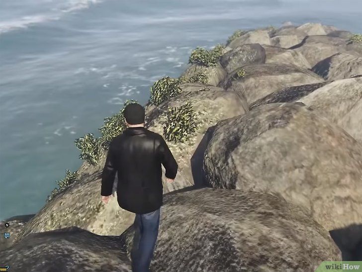 Tiêu đề ảnh Dive and Swim Underwater in GTA V Step 1