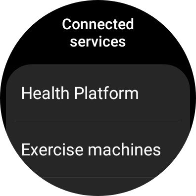 Galaxy Watch 4 Samsung Health Connected