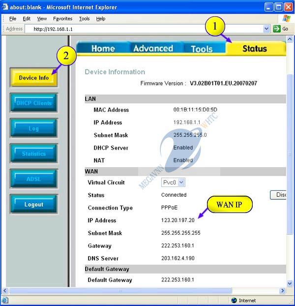  HUONG DAN CAI DAT MODEM D-LINK, HUONG DAN CONFIG MODEM DLINK, CAI DAT MODEM ADSL D-LINK