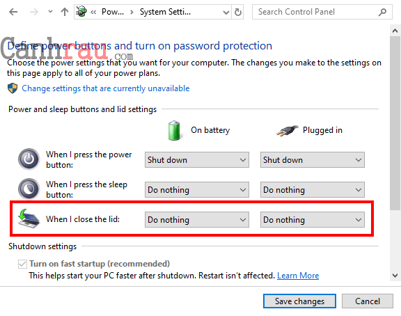 phím tắt sleep windows 10 hình 4