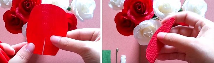 Cách làm cánh hoa hồng