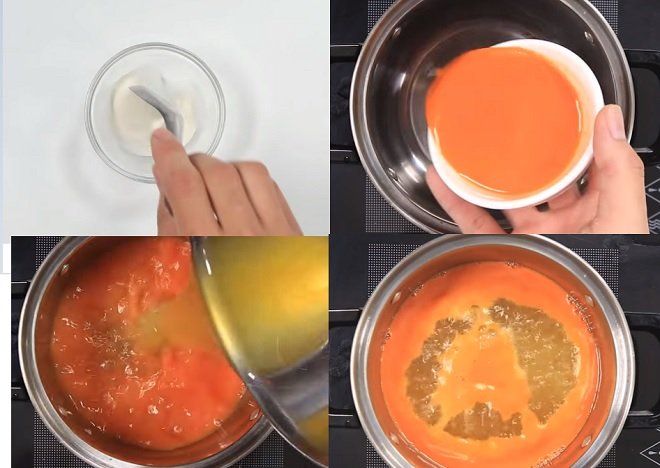 Cách làm thạch rau câu nước ngọt