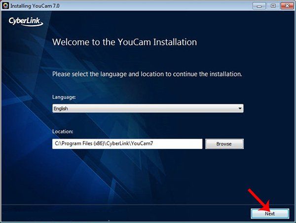 Cài đặt phần mềm CyberLink YouCam