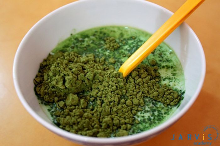 các bước pha trà sữa matcha