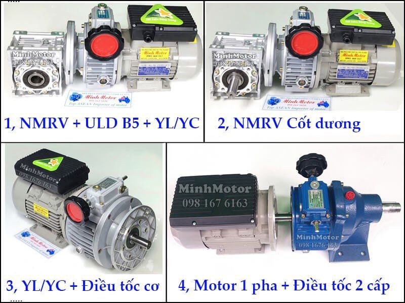 Cách làm giảm tốc độ quay mô tơ bằng motor 1 pha gắn điều tốc cơ