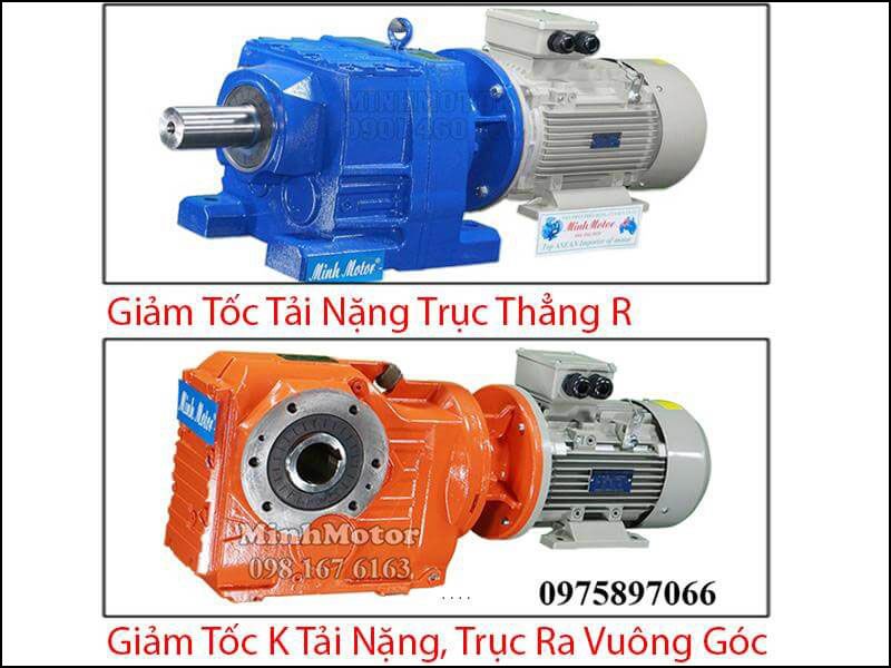 Cách giảm tốc độ motor với hộp số tải nặng