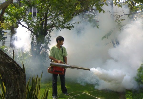Phun khói diệt muỗi và côn trùng cho nhà ở bằng máy phun khói