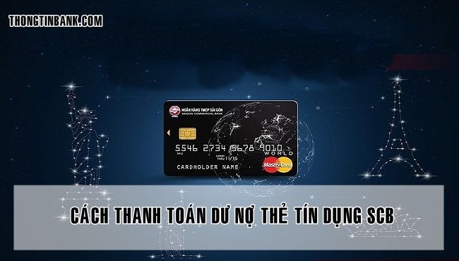 Thanh toan du no the tin dung scb