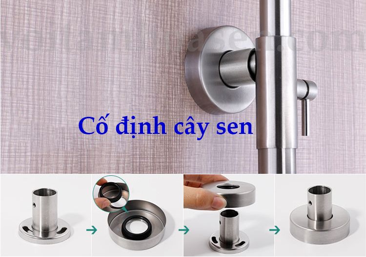 hướng dẫn lắp đặt cây sen