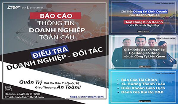 Báo cáo thông tin doanh nghiệp đến từ CRIF D&B giúp các doanh nghiệp rút ngắn thời gian và chi phí