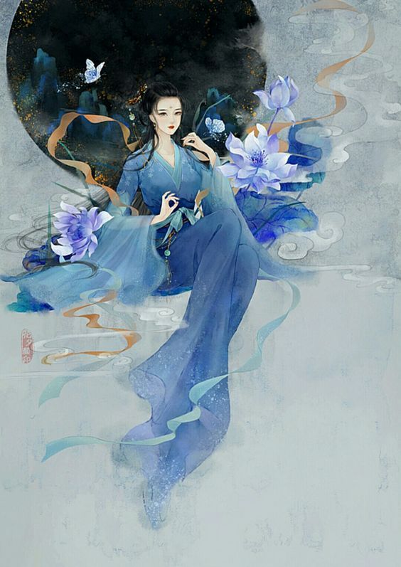 Vẽ nữ cổ trang Trung Quốc đẹp