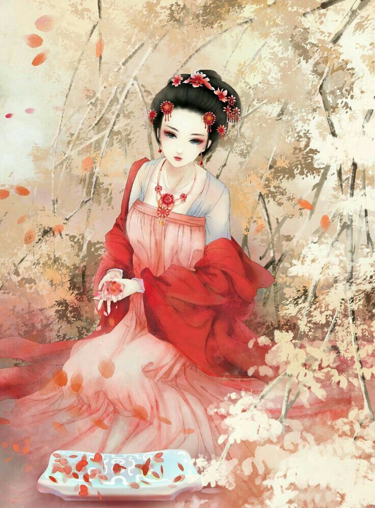 Vẽ nữ cổ trang Trung Quốc cực đẹp