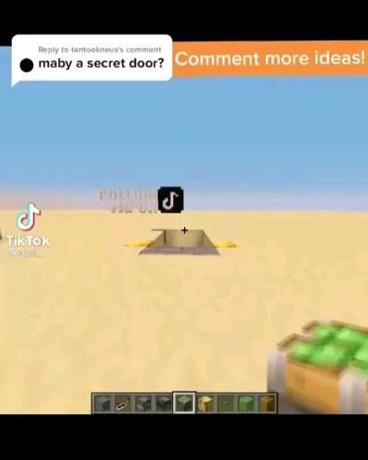 Minecraft Building Tutorial - How to build a secret door?