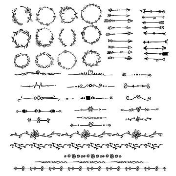 yếu tố trang trí bằng tay, Bằng Tay, đồ Trang Trí, Các Yếu Tố PNG và Vector