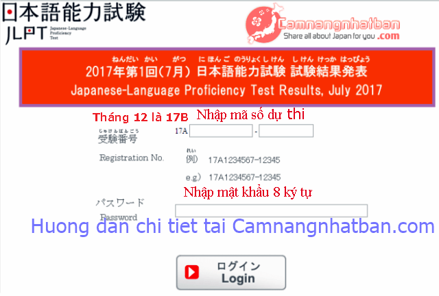 Hướng dẫn xem điểm thi JLPT tháng 7/2021 qua mạng ở Việt ...