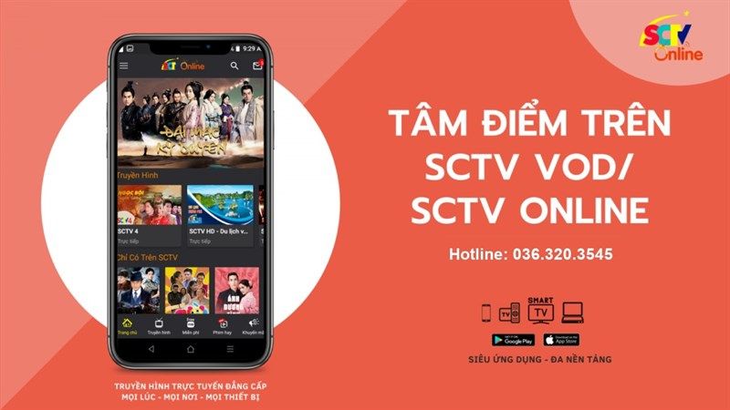 SCTV Online - Xem TV, phim, show truyền hình cùng SCTV