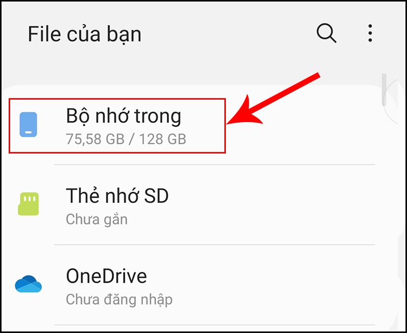 Truy cập Bộ nhớ trong