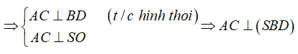 Cách chứng minh đường thẳng vuông góc với mặt phẳng cực hay - Toán lớp 11