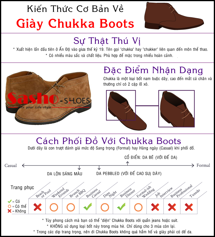 Giày Chukka Boots 