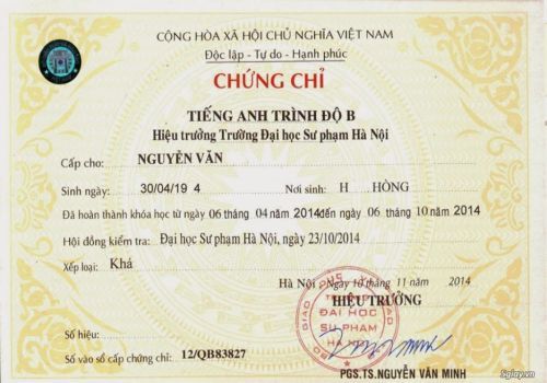 Chứng Chỉ B Anh Văn Tương Đương Bậc Mấy Trong Khung Năng Lực 6 Bậc?