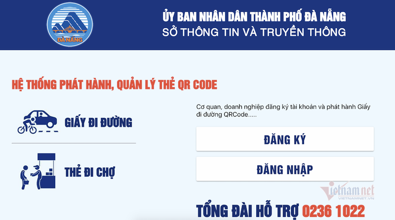 Thủ tục đúng, người dân Đà Nẵng được duyệt, cấp giấy đi đường sau 2 phút