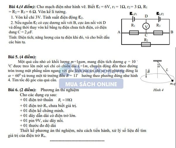 đề thi olympic vật lý 11 trường sào nam