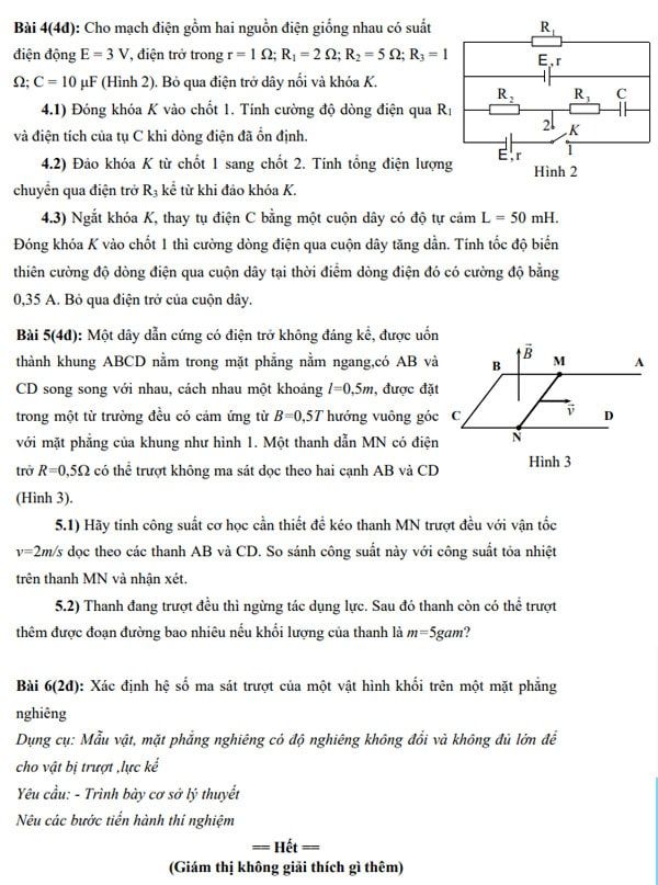 đề thi olympic trường thpt nguyễn thái bình