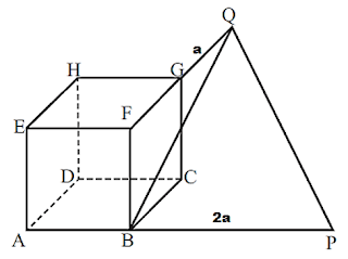 Titik p dan q berturut turut adalah titik tengah rusuk ab dan ad