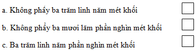 Giải vbt toán 5 tập 2 bài 112: mét khối- Trang 32,33