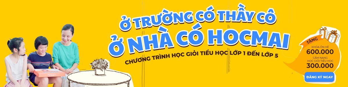 Banner quảng cáo HOCMAI Chương trình tiểu học