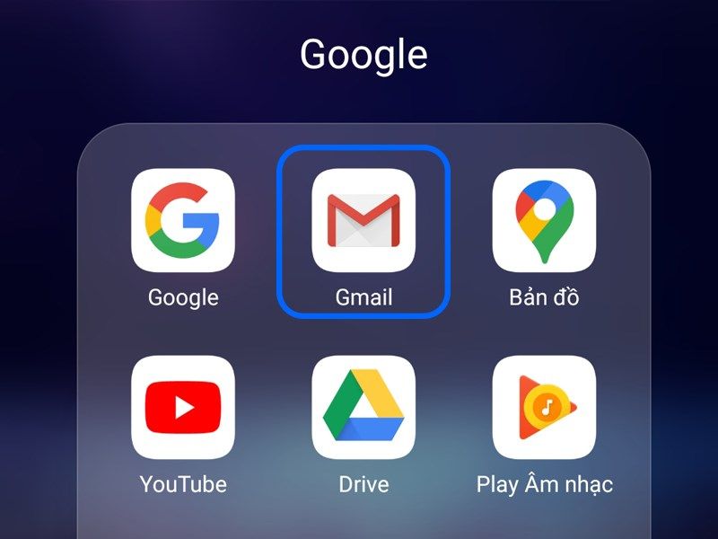 Thêm tài khoản Google