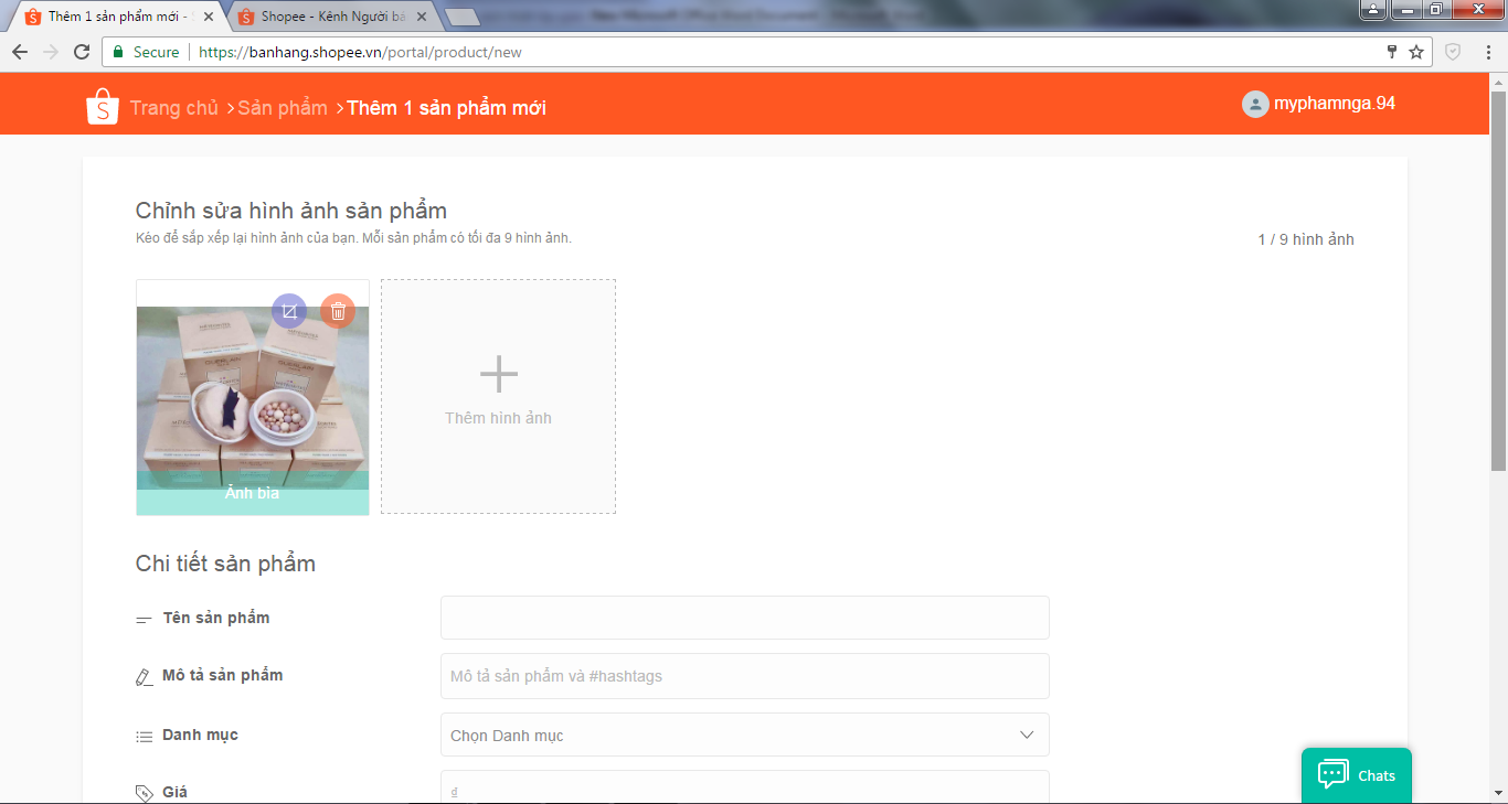 Đăng bán sản phẩm trên Shopee