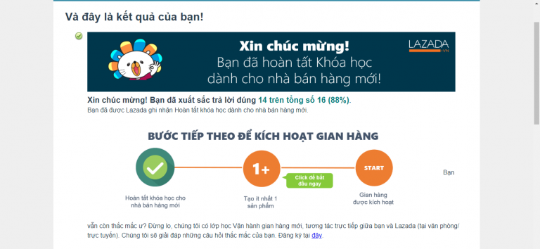 Cách tạo tài khoản bán hàng Lazada