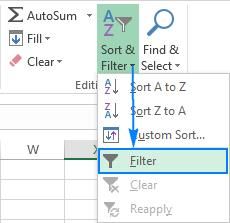 Cách thêm bộ lọc Filter trong Excel