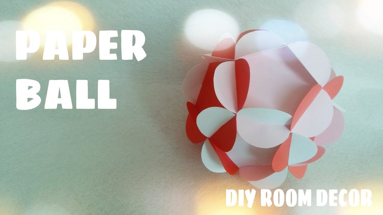 DIY - Cách làm quả cầu hoa bằng giấy