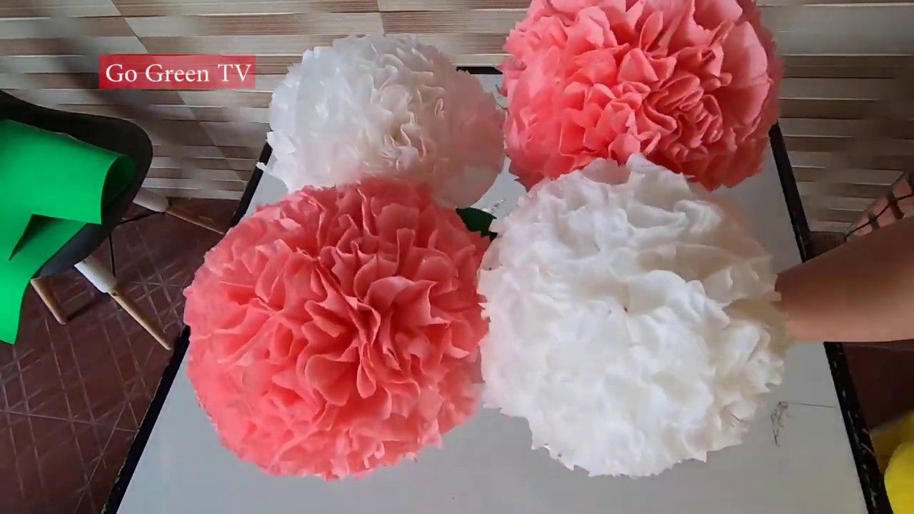 cách làm hoa cẩm tú cầu bằng giấy│How to make paper hydrangeas