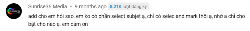 add cho em hỏi sao, em ko có phần select subjet ạ, chỉ có selec and mark thôi ạ, nhờ a chỉ cho bật cho nào ạ, em cảm ơn