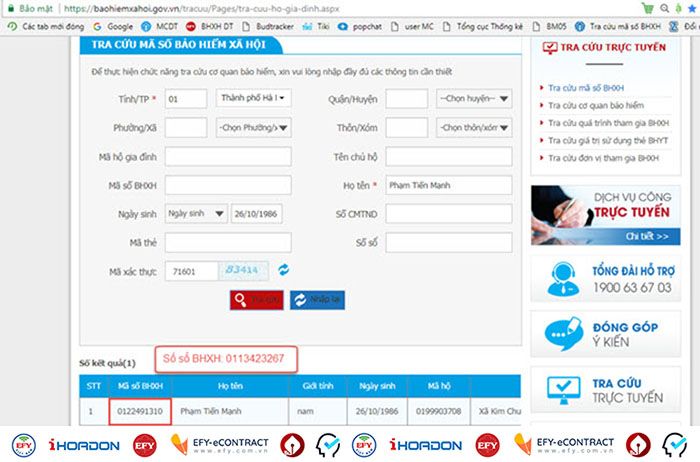 Cách tra cứu mã số BHXH