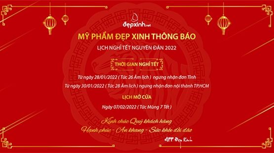 Thông Báo Lịch Giao Hàng Và Nghỉ Tết Nguyên Đán 2022