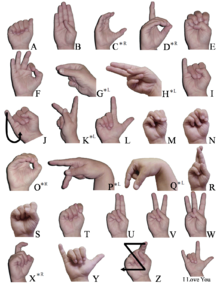Komunikasi dengan menggunakan bahasa isyarat disebut dengan