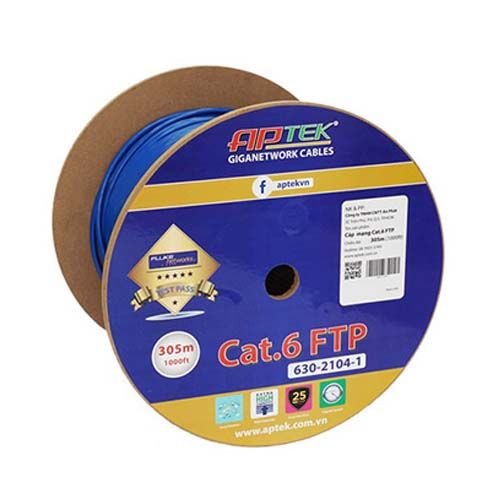 Cáp mạng APTEK CAT.6 FTP 305m - 630-2104-1